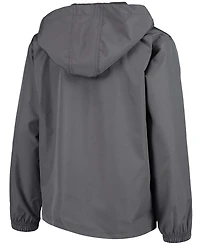 Big Boys Graphite North Carolina Tar Heels Pack Go Windbreaker Jacket