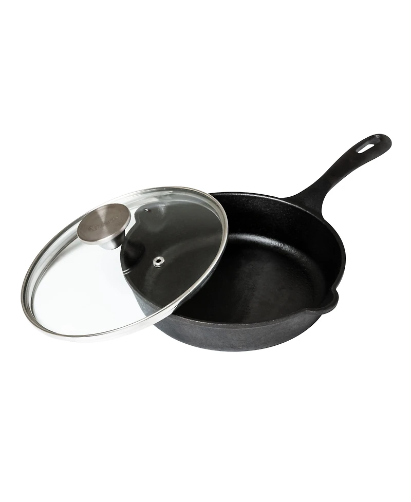 Victoria Glass Lid with Stainless Steel Knob for 8" Skillet