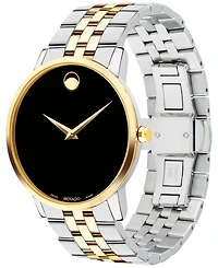 Movado Men's Swiss Museum Classic Two-Tone Pvd Stainless Steel Bracelet Watch 40mm