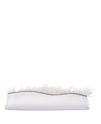 Women's Feather Flap Clutch