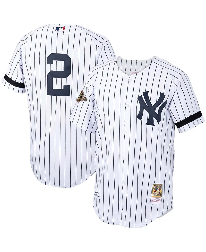 Men's White New York Yankees Cooperstown Collection 1996 Authentic Home Jersey