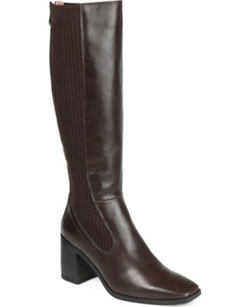 Journee Collection Womens Winny Regular Wide Calf Extra Wide Calf Boots