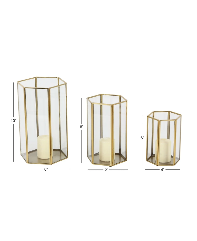 CosmoLiving by Cosmopolitan Modern Lantern, Set of 3