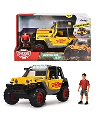 Dickie Toys Hk Ltd - Light Sound Jeep Adventure Playset