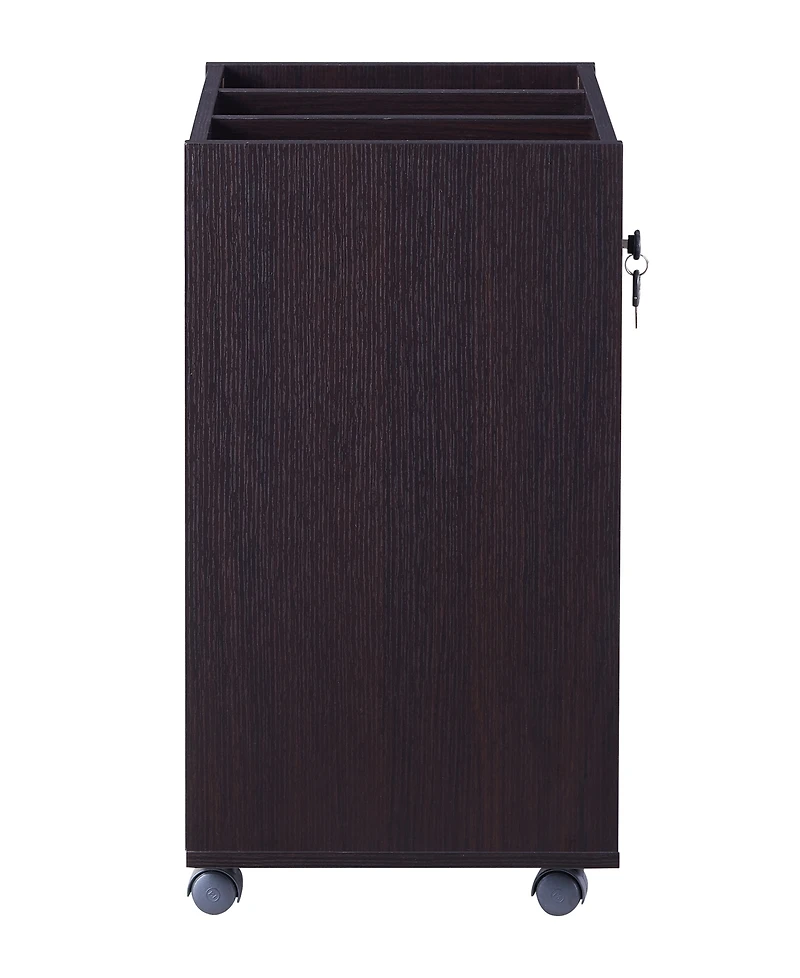 Radeon 3 Drawer File Cabinet