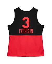 Men's Allen Iverson Black Philadelphia 76Ers 2003-2004 Hardwood Classics Reload 2.0 Swingman Jersey