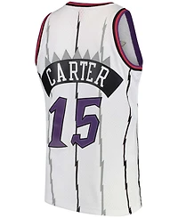 Men's Vince Carter White Toronto Raptors 1997-98 Hardwood Classics Swingman Jersey