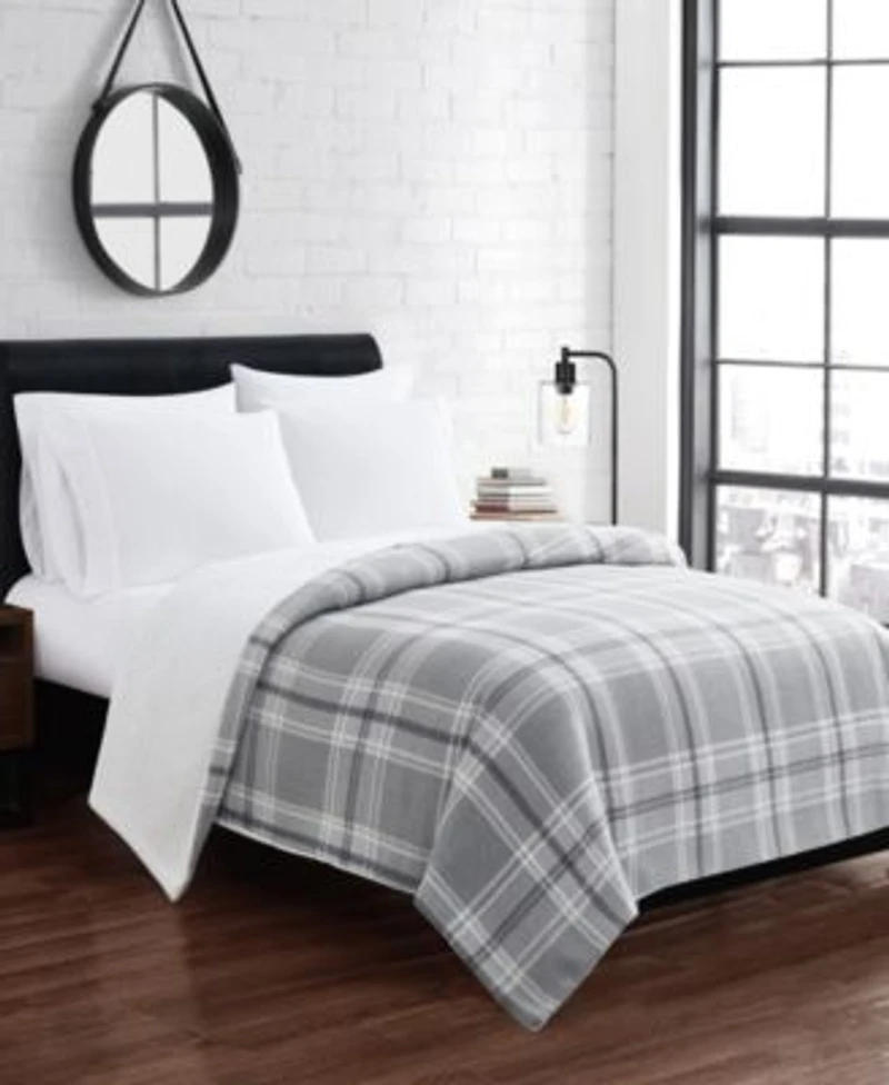 Cannon Cozy Teddy Plaid Blankets