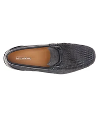 Aston Marc Men's Knit Lace-Strap Driving Loafer