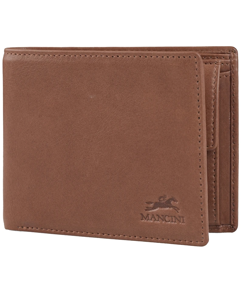 Men's Bellagio Collection Bifold Wallet with Coin Pocket