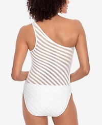 Lauren Ralph Lauren One Shoulder One Piece