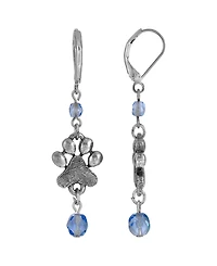 2028 Paw Print Drop Earrings