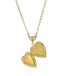 2028 Heart Locket Necklace