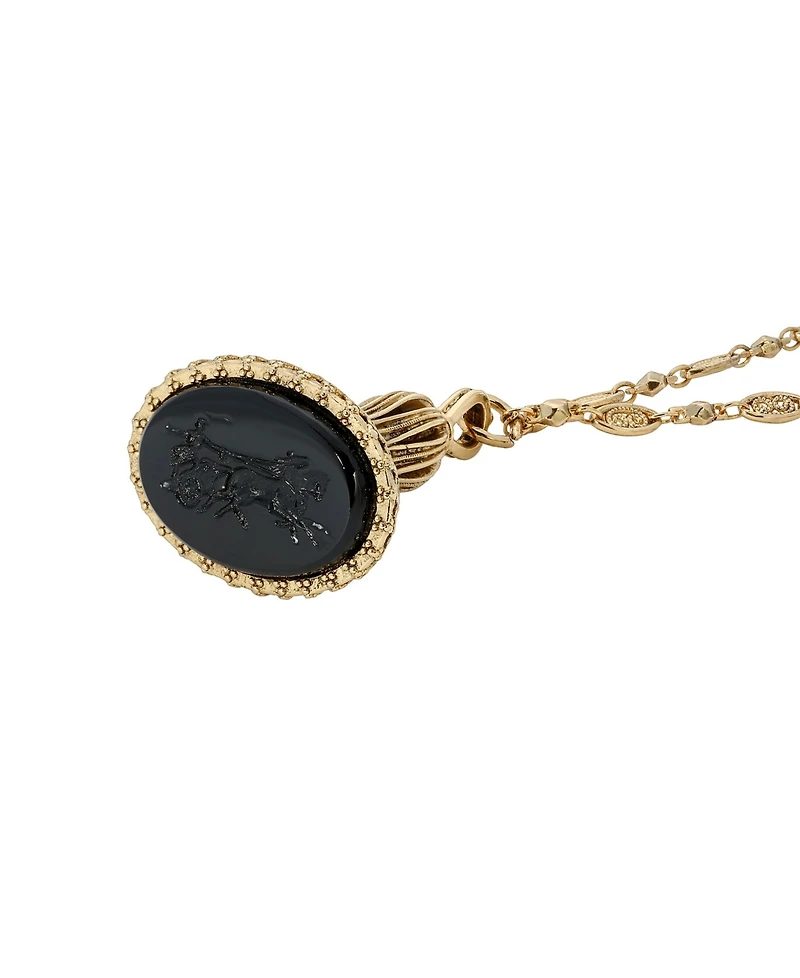 2028 Gold-Tone Pendant Necklace