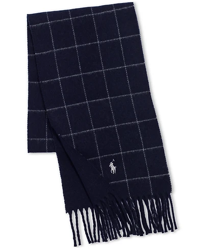 Polo Ralph Lauren Men's Reversible Windowpane Scarf