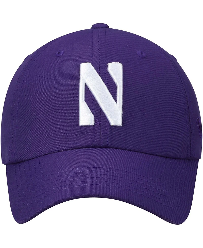 Men's Purple Northwestern Wildcats Primary Logo Staple Adjustable Hat