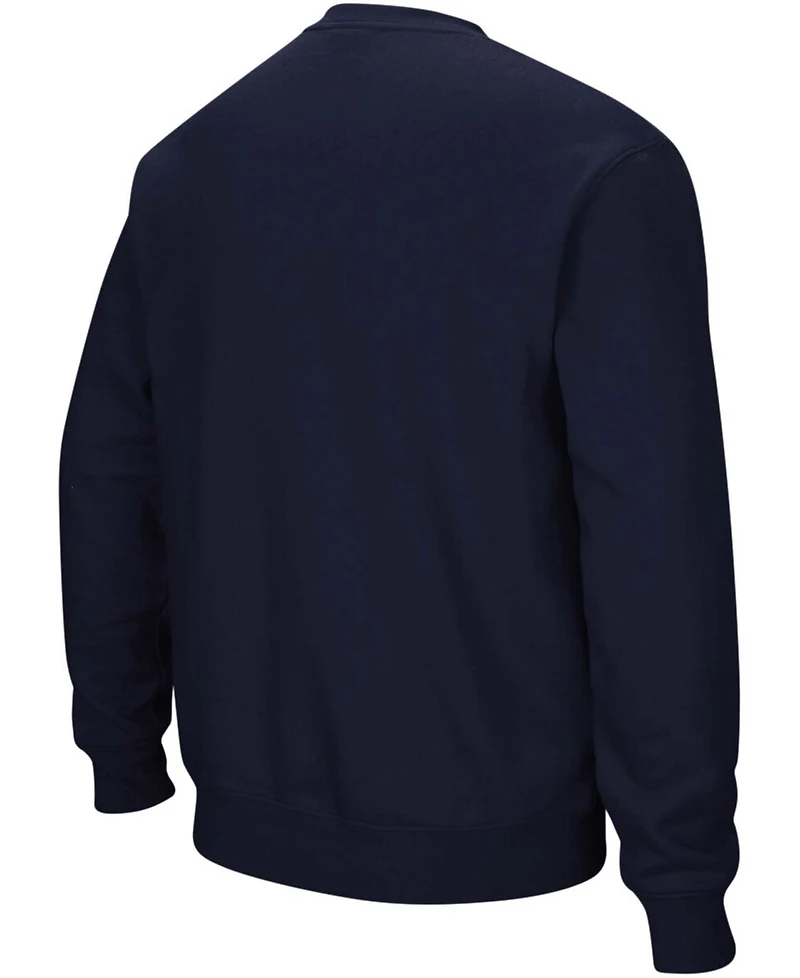 Colosseum Men's Michigan Wolverines Arch & Logo Crew Neck Sweatshirt