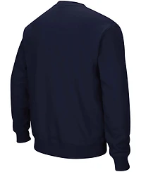 Colosseum Men's Michigan Wolverines Arch & Logo Crew Neck Sweatshirt