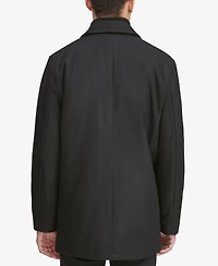 Marc New York Men's Peacoat with Inset Bib