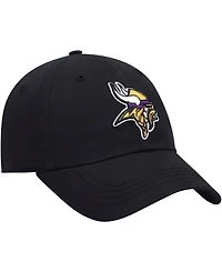 Women's Black Minnesota Vikings Miata Clean Up Secondary Adjustable Hat
