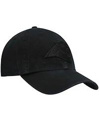 Men's Black Carolina Panthers Team Tonal Clean Up Adjustable Hat