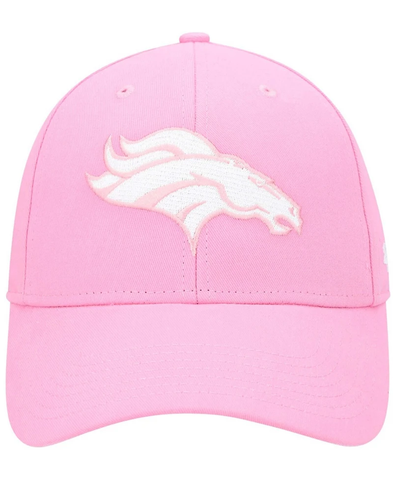Big Girls Pink Denver Broncos Rose Mvp Adjustable Hat