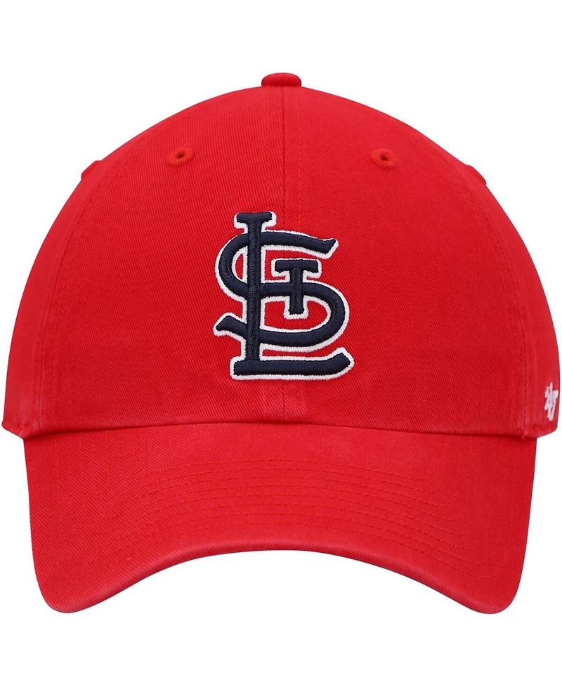 Men's Red St. Louis Cardinals Game Clean Up Adjustable Hat