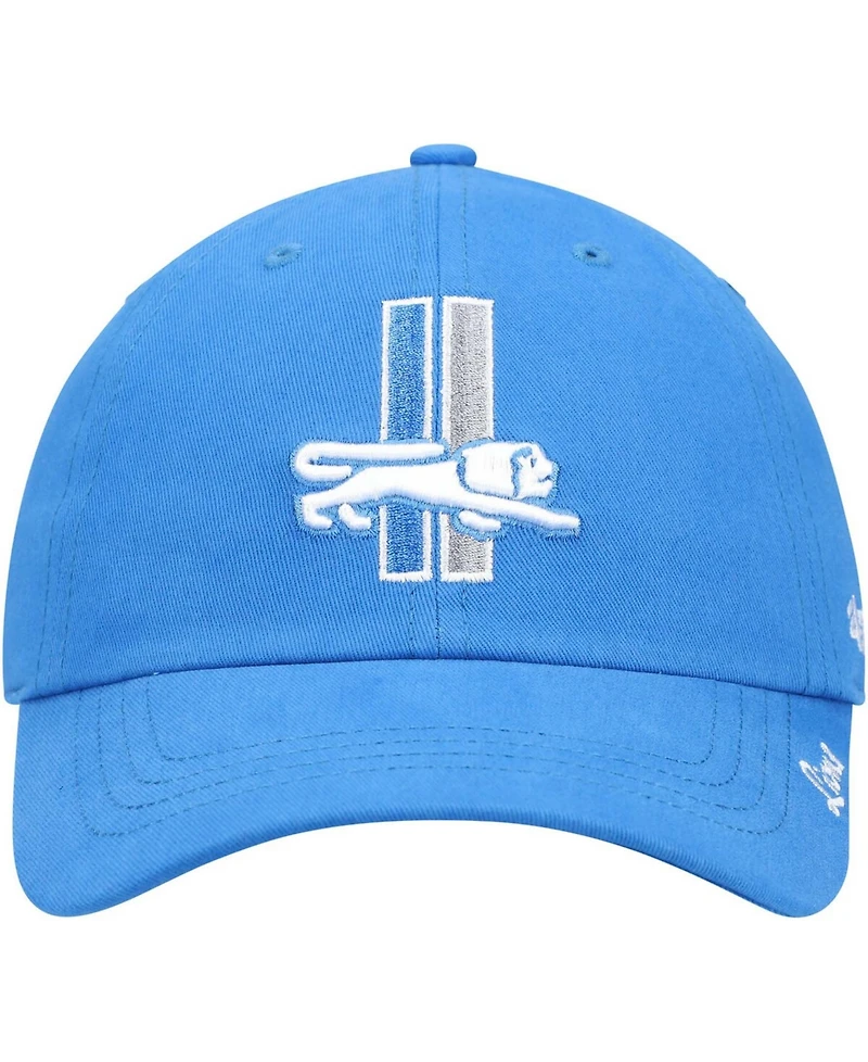 Women's Blue Detroit Lions Miata Clean Up Legacy Adjustable Hat