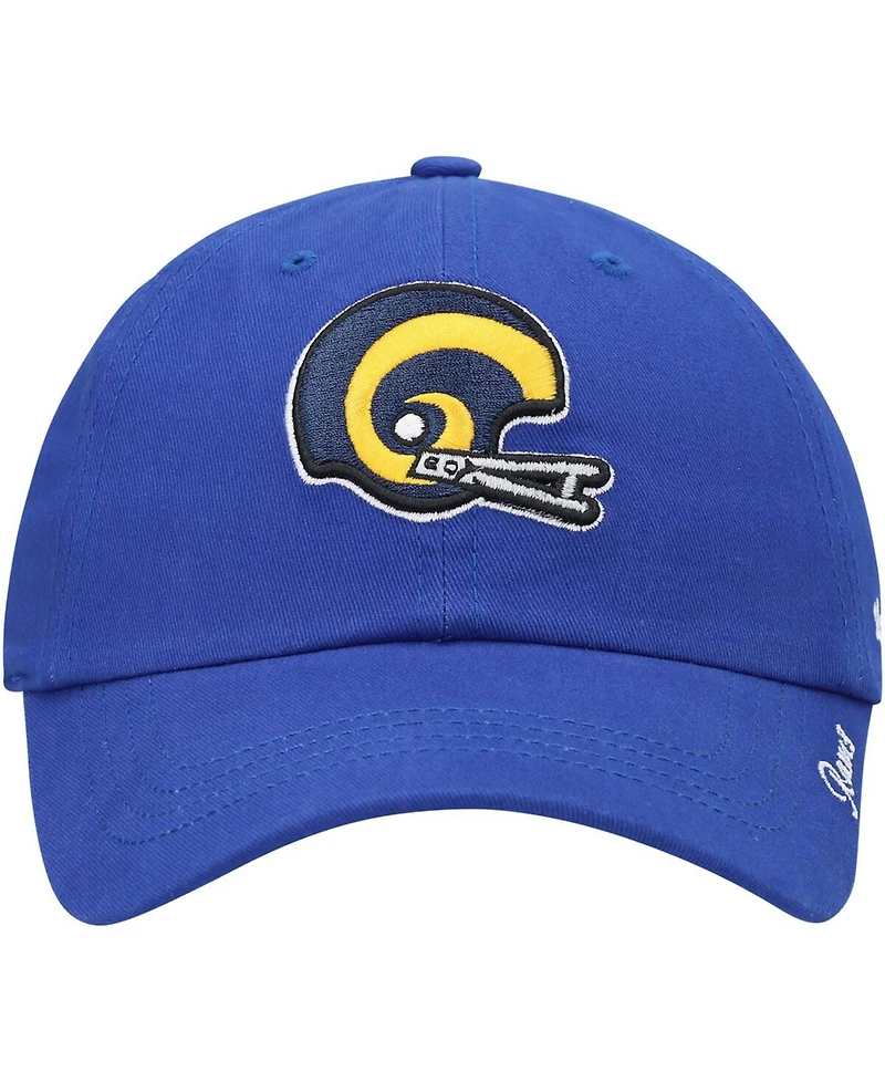 Women's Royal Los Angeles Rams Miata Clean Up Legacy Adjustable Hat