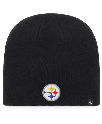 Men's Black Pittsburgh Steelers Primary Logo Knit Beanie