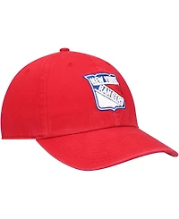 Men's Red New York Rangers Clean Up Adjustable Hat