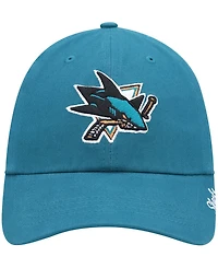 Women's Teal San Jose Sharks Team Miata Clean Up Adjustable Hat