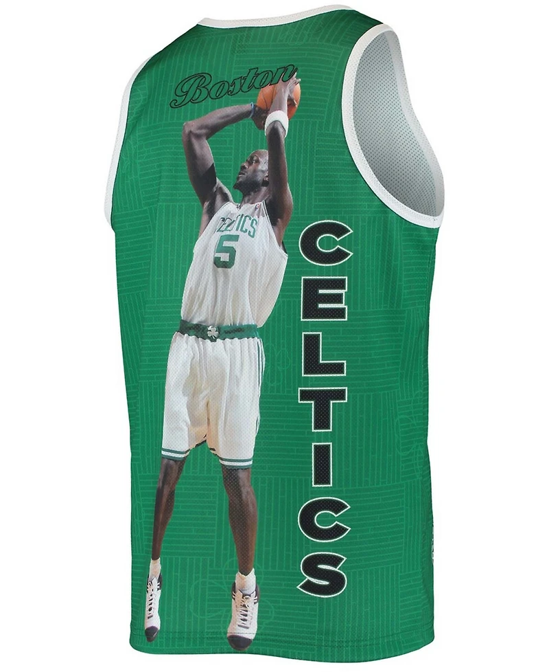 Men's Kevin Garnett Kelly Green Boston Celtics Hardwood Classics Player Tank Top