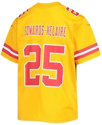 Big Boys Clyde Edwards-Helaire Gold-Tone Kansas City Chiefs Inverted Team Game Jersey