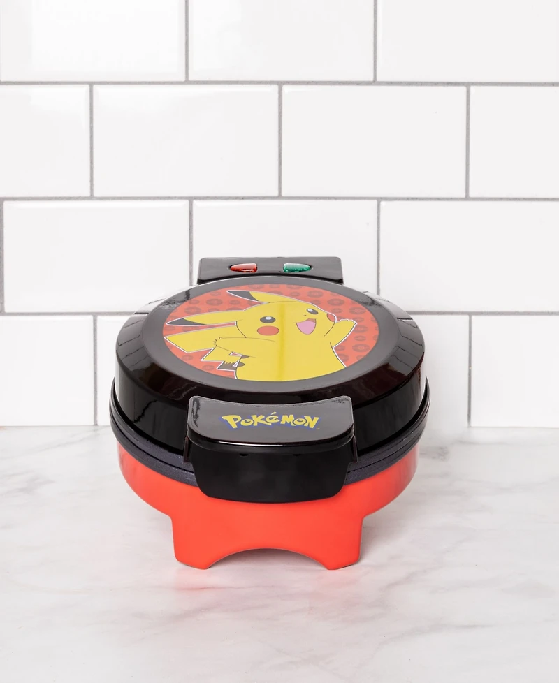 Uncanny Brands Pokemon Pikachu Waffle Maker - Make Bounty Pikachu Waffles - Kitchen Appliance