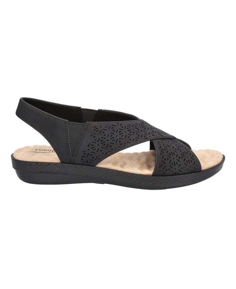 Easy Street Women's Claudia Comfort Wave Sandals