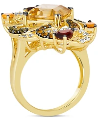 Le Vian Crazy Collection Multi-Gemstone Swirling Cluster Ring (6-1/4 ct. t.w.) in 14k Gold