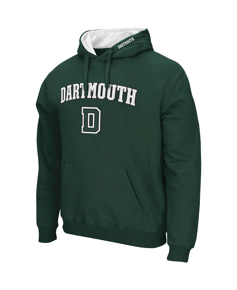Men's Green Dartmouth Big Arch and Logo Pullover Hoodie