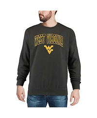 Colosseum Men's West Virginia Mountaineers Arch and Logo Crew Neck Sweatshirt