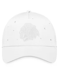 Women's White Chicago Blackhawks Winter Lights Trucker Snapback Hat