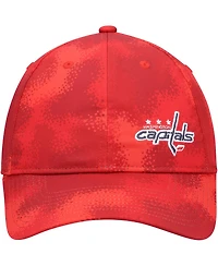 Women's Red Washington Capitals Camo Slouch Adjustable Hat