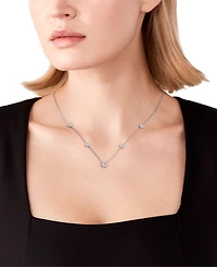 Portfolio by De Beers Forevermark Diamond Honeycomb Station Statement Necklace (7/8 ct. t.w.) in 14k White or Yellow Gold, 16" + 2" extender