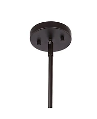 Oria 5-Light Iron Farmhouse Industrial Lantern Led Pendant