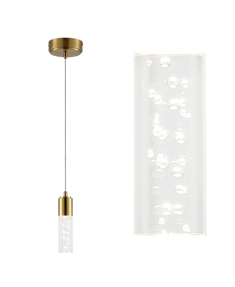 Bolha 1-Light Bubble Modern Minimalist Integrated Led Pendant