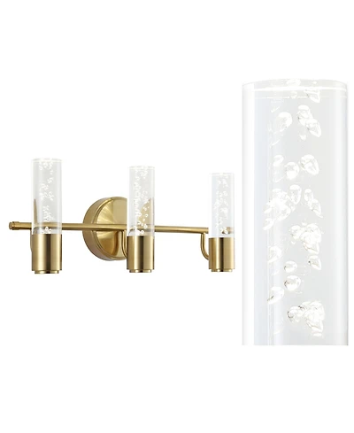 Bolha 3-Light Minimalist Modern Bubble Integrated Led Vanity Light