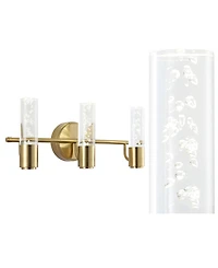 Bolha 3-Light Minimalist Modern Bubble Integrated Led Vanity Light