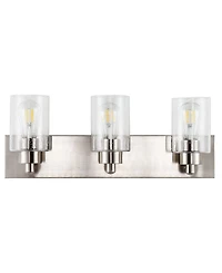 Irving 3-Light Seeded Modern Contemporary Led Vanity Light