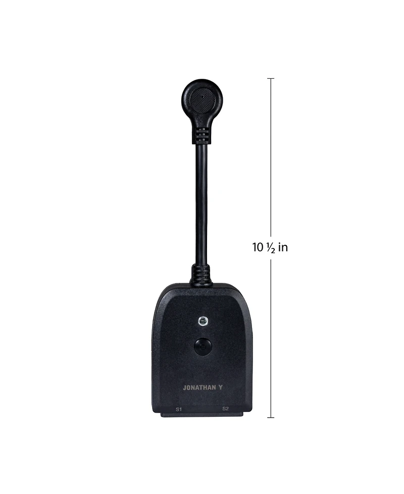 Outdoor Smart Dual Plug - Wi-Fi Remote App Control for Outdoor Lights Holiday Decor