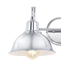 Frisco 2-Light Farmhouse Industrial Led Vanity