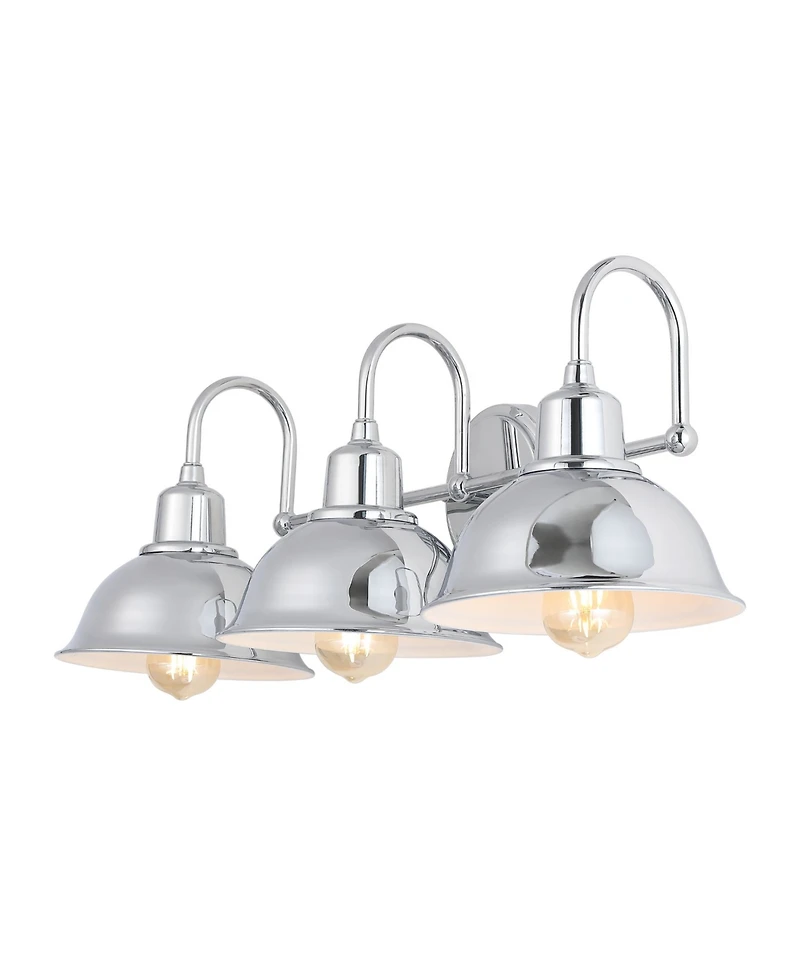 Frisco 3-Light Farmhouse Industrial Shade Vanity